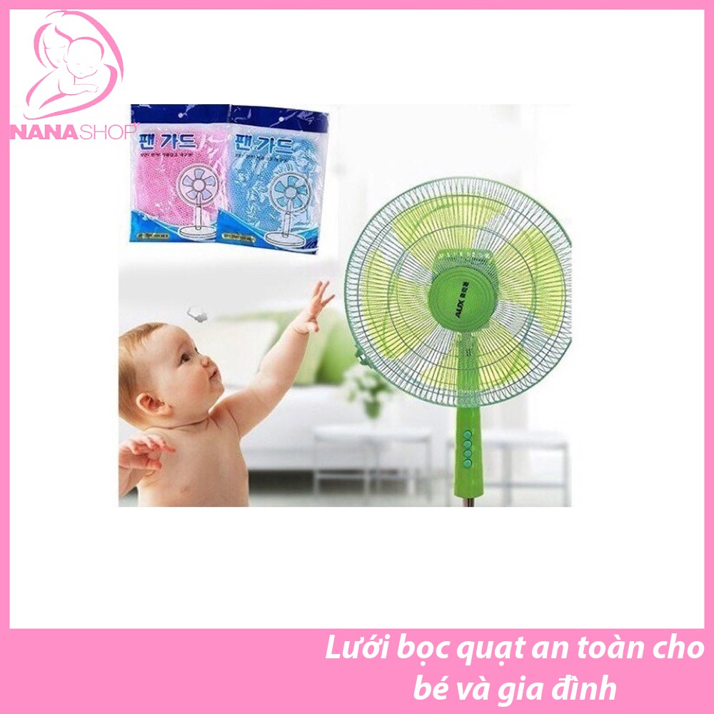 Lưới bọc quạt an toàn cho bé