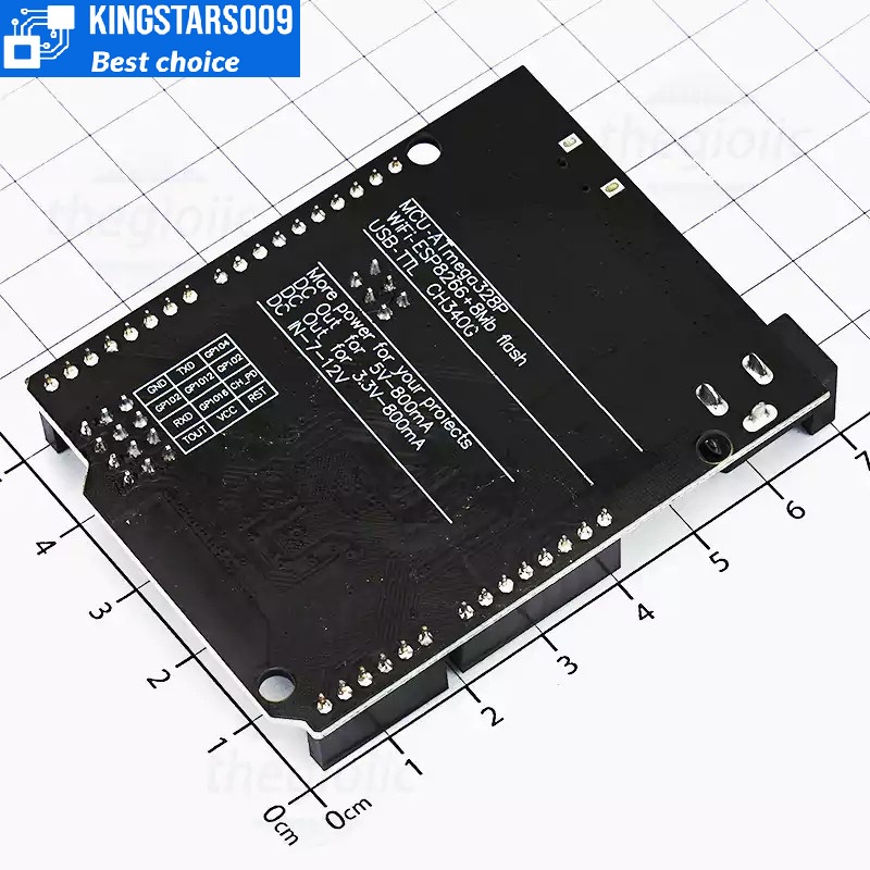 Mạch Arduino UNO  R3 + WiFi ESP8266