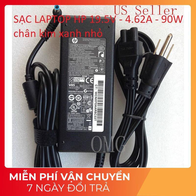 ⚡️[Sạc zin] Sạc Laptop HP 19.5V - 4.62A - 90W chân kim xanh nhỏ 4.5 x 3.0 mm