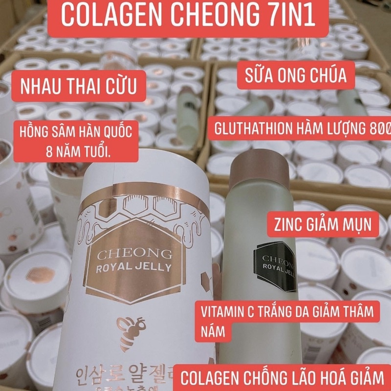 colagen cheong royal jelly hàn quốc hộp 30 gói