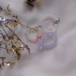 Nhẫn hạt cườm pastel bling bling /Twinkle beaded ring