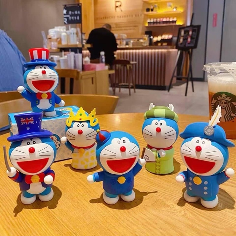 Bộ 6 Mô Hình Doraemon