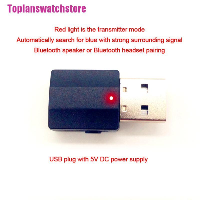 Usb Bluetooth 5.0 Truyền Nhận Tín Hiệu 2 Trong 1 Giắc Cắm 3.5mm | BigBuy360 - bigbuy360.vn