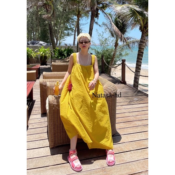 THANH LÝ ĐẦM COTTON THÊU BẢN TO