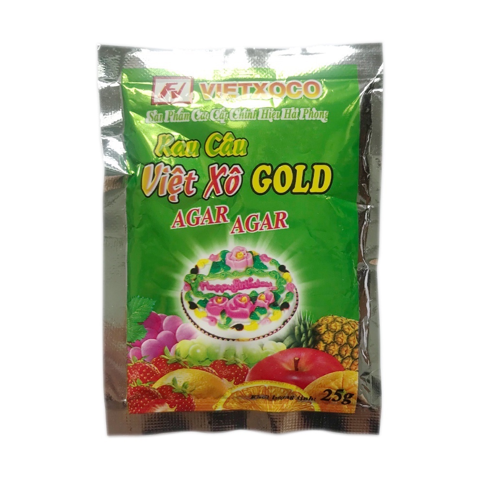 [Rẻ vô địch] [Có sẵn] Bịch bột rau câu Agar Việt Xô 25g