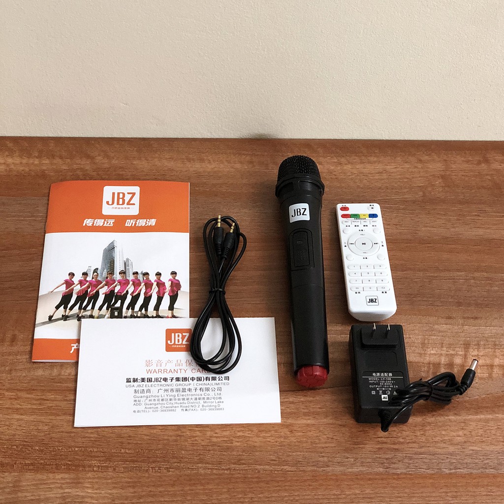 Loa kéo karaoke bluetooth JBZ NE-108 tặng 1 micro không dây