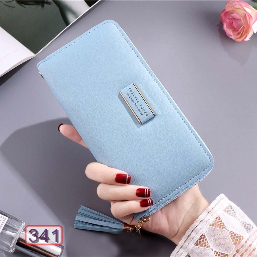 Bóp Ví Dài Nữ Cầm Tay FOREVER YOUNG Vuông Tua Đựng Thẻ 341 Siêu Hot | BigBuy360 - bigbuy360.vn