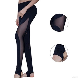 Quần legging thể thao phối lưới