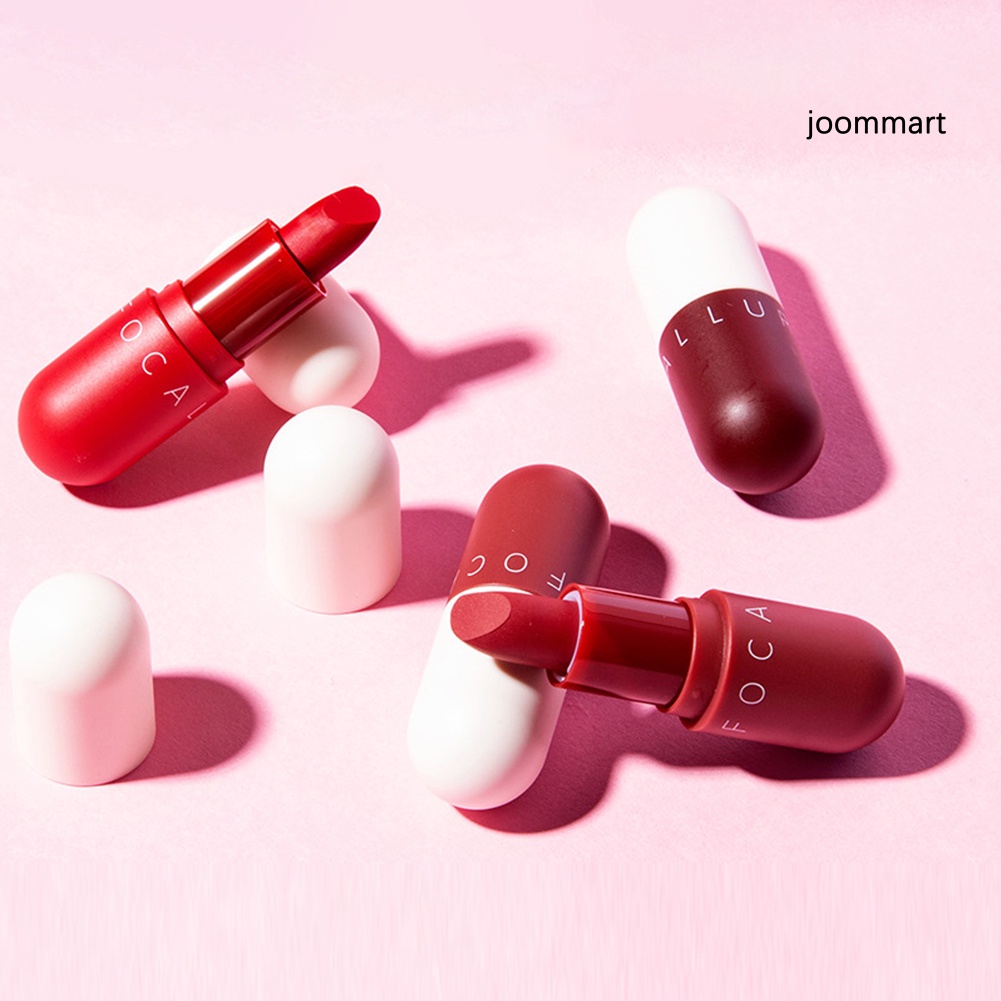 【JM】FOCALLURE 2Pcs Long Lasting Moisturizing Matte Lip Gloss Mini Capsule Lipstick