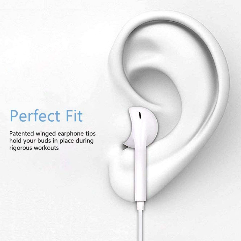 Apple Lightning Earbuds Stereo HiFi Music Headset Earphones Wired In Ear Headphone Plug for IPhone IPad IPod