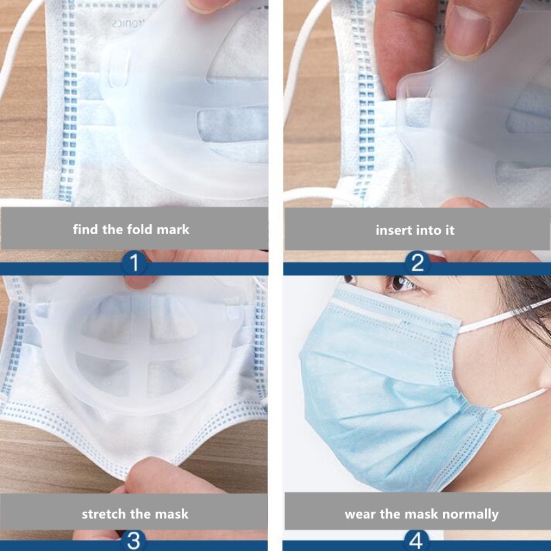 (Hàng Mới Về) Giá Đỡ Khẩu Trang 3d Thoáng Khí Tiện Dụng