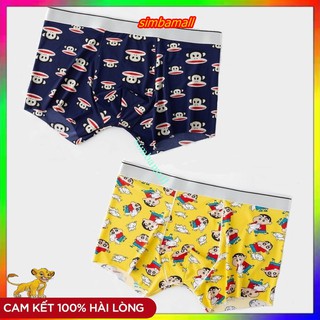 sịp đùi nam hoạt hình - sịp đùi nam thun lạnh, sịp đùi nam cao cấp họa tiết monkey - shin