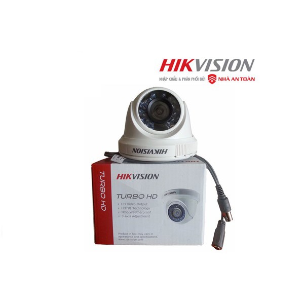 Camera HDTVI Dome 2.0MP Hikvision DS-2CE56D0T-IR Hàng chính hãng