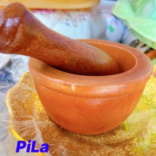 Bộ Chày và Cối Gỗ Mini Đẹp