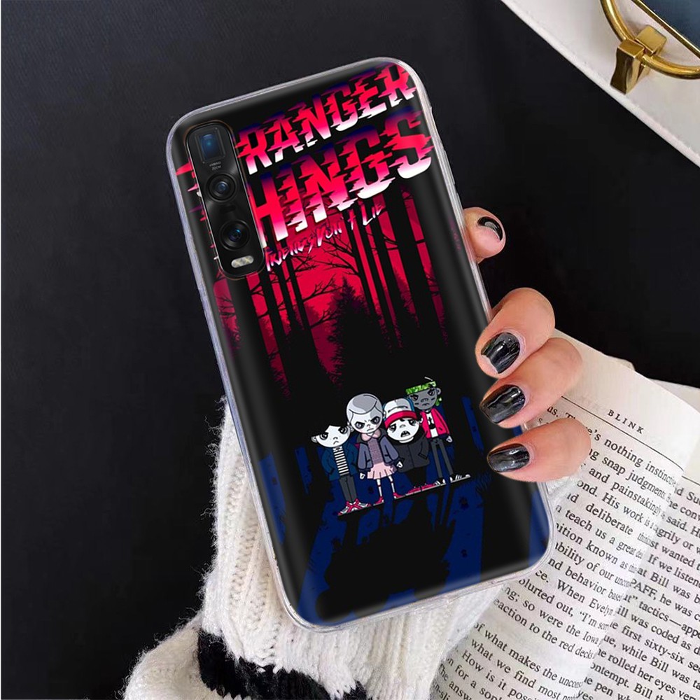 Ốp Điện Thoại Trong Suốt Họa Tiết Stranger Things Cho iPhone 5S 8 XR 6S 11 5 6 7 Pro Max SE Plus
