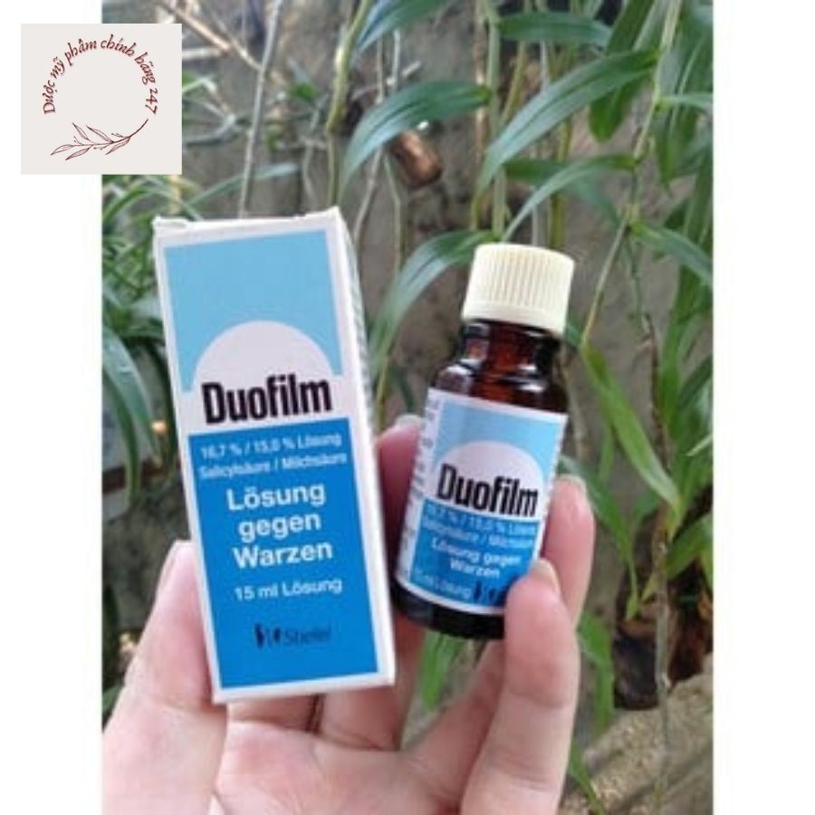 Dung dịch làm sạch mụn thịt mụn cóc Duofilm Đức 15ml