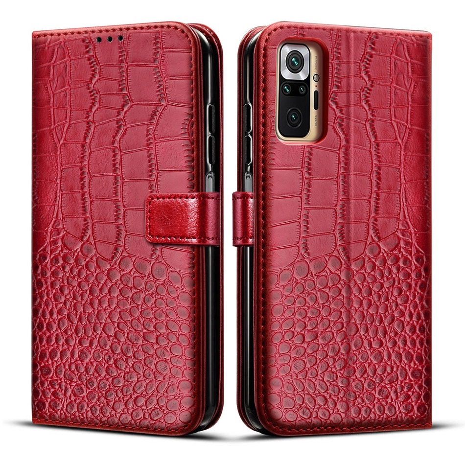 Ốp Lưng Điện Thoại Dạng Ví Da Lật Dành Cho Xiaomi Redmi Note 10 Pro Max 9S 9 8 Pro 8T 7 10T 10S Redmi 10 9 9A 9A 9C