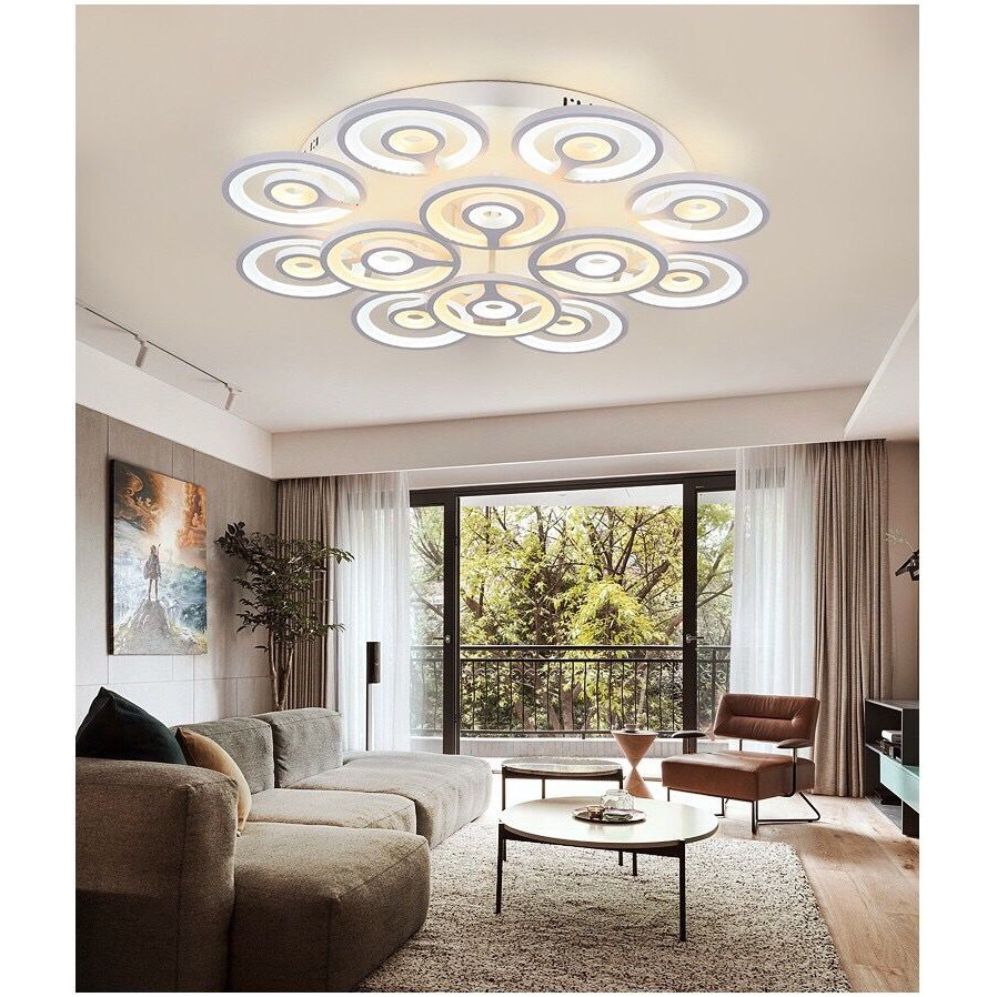 Đèn trần MONSKY FROG 3 chế độ ánh sáng trang trí nội thất độc đáo - kèm bóng LED chuyên dụng và điều khiển từ xa
