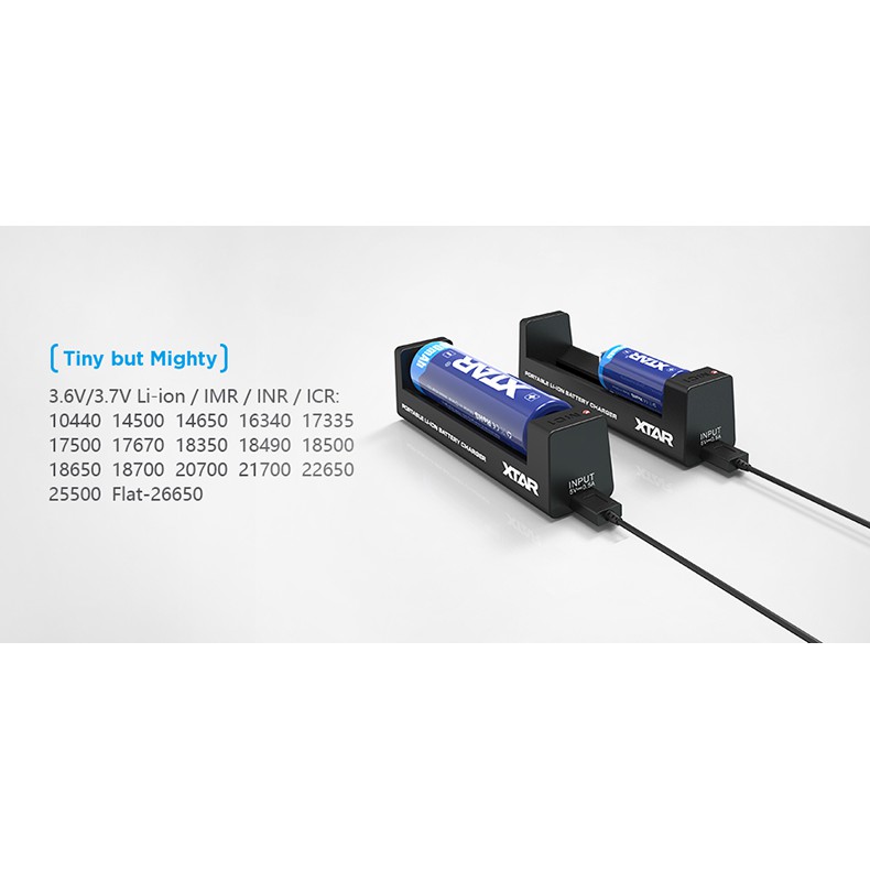 Bộ Sạc Pin Usb VC2 / MC1 / MC2 22650 26650 XTAR VC2 18650