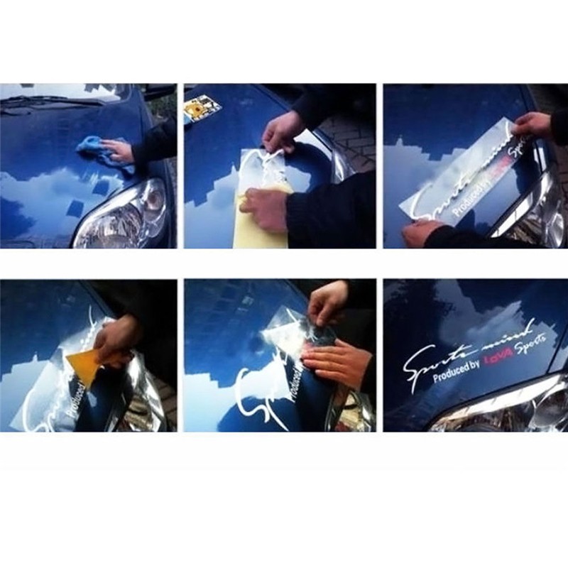 Đề can dán trang trí đèn pha xe ô tô với kích thước 7.5&quot;x2.8&quot;