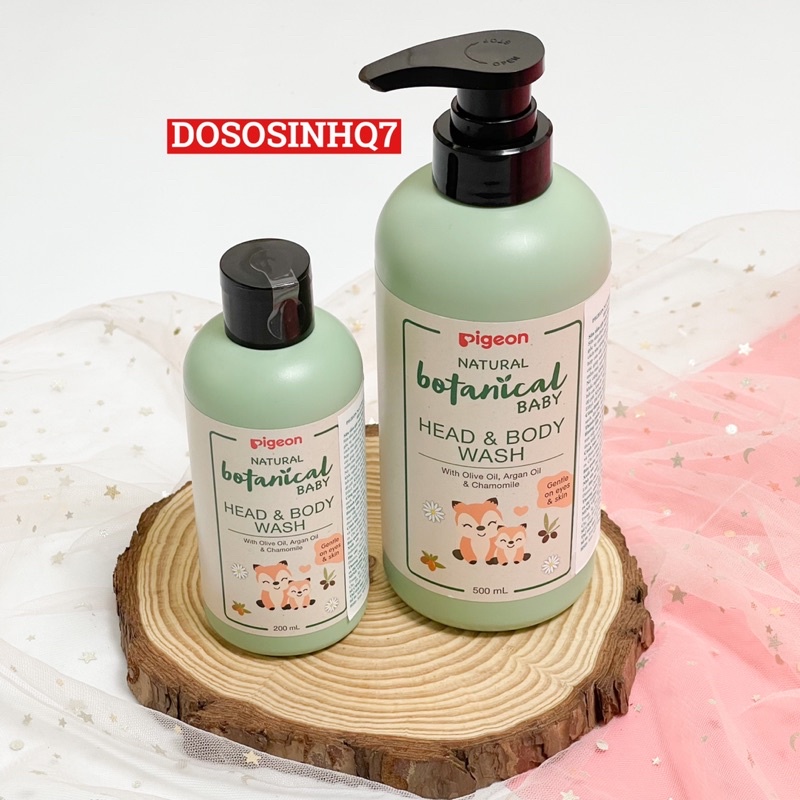 Sữa tắm gội toàn thân Pigeon Natural Botanical 200ml / 500ml