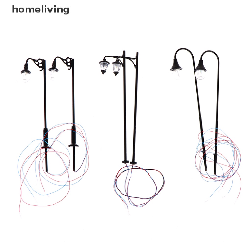 Bộ 2 Mô Hình Đèn Đường Phong Cách vintage Tỉ Lệ 1: 87