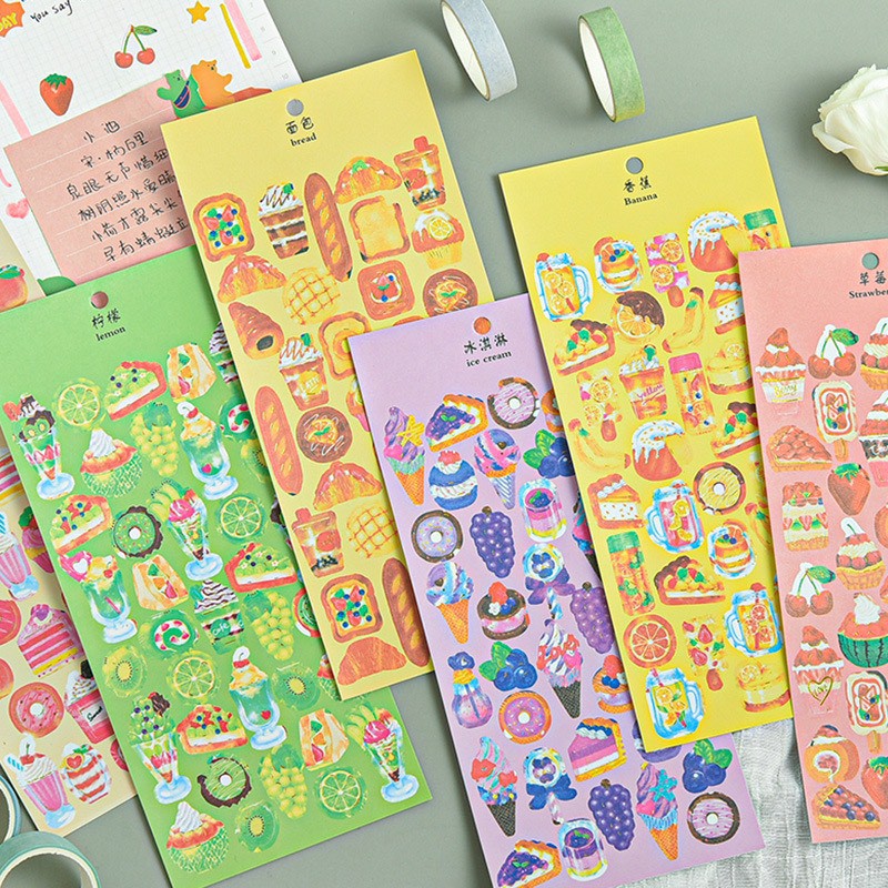 Sticker food travel mới siêu dễ thương và bắt mắt Be Tiny Be Tiny