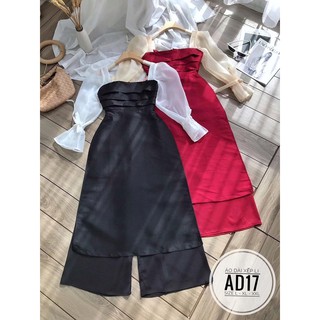 Bigsize Áo dài xếp li AD17
