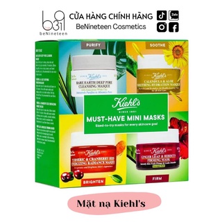 [THANH LÝ CẬN DATE] Set Mặt Nạ 4 Loại Kiehl's Must Have Mini Mask [beNineteen Cosmetics]