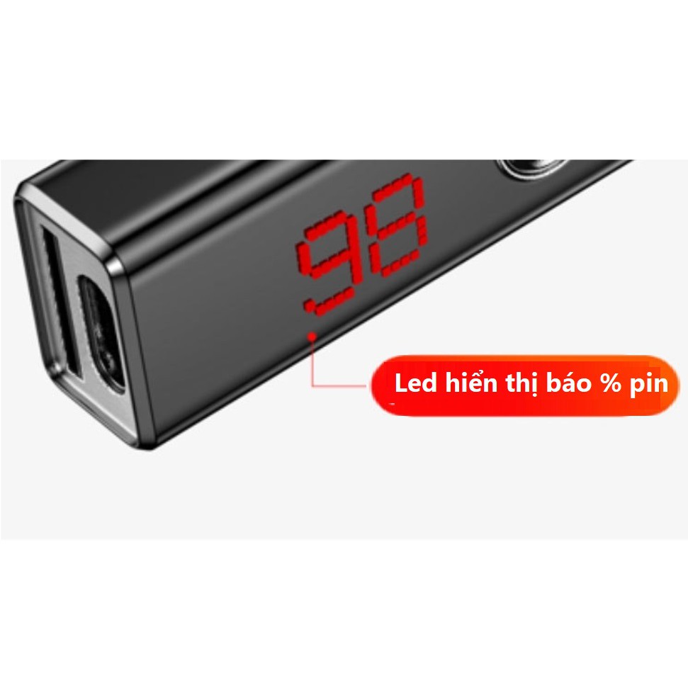 Tai nghe Bluetooth 5.2 Pin 1000 mAh nghe nhạc và đàm thoại 120 giờ, âm thanh vòm 12D  ,Bass siêu mạnh , khe cắm thẻ nhớ