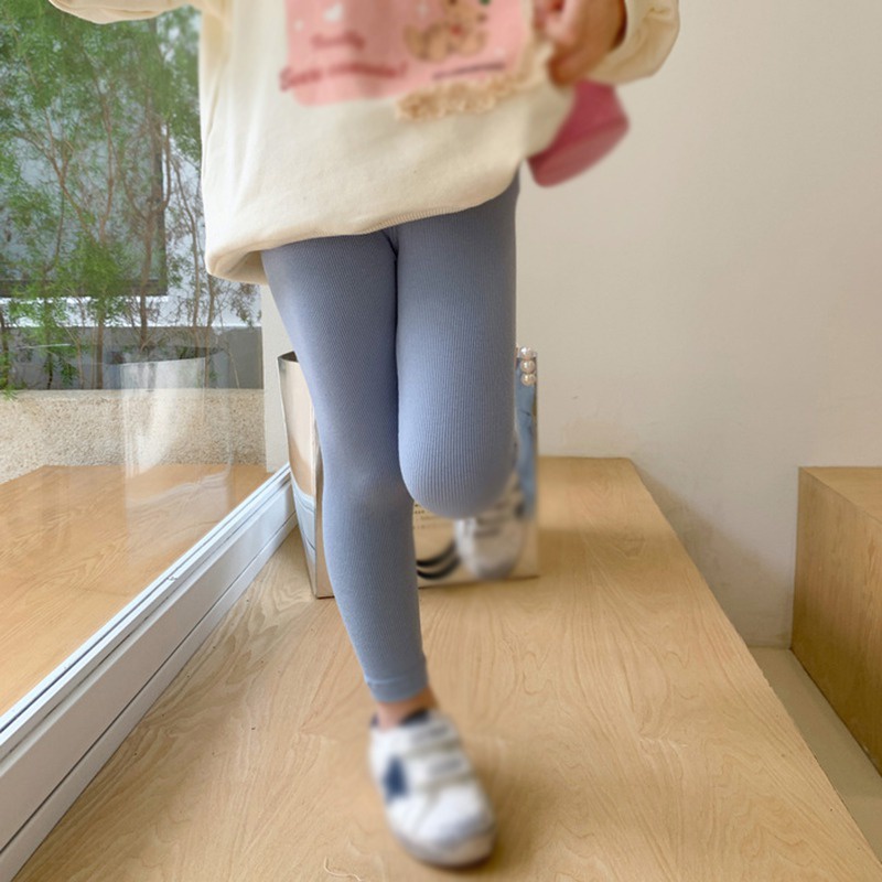 Quần Legging Dáng Ôm Phong Cách Hàn Quốc Thời Trang Mùa Xuân Thu Dành Cho Bé Gái