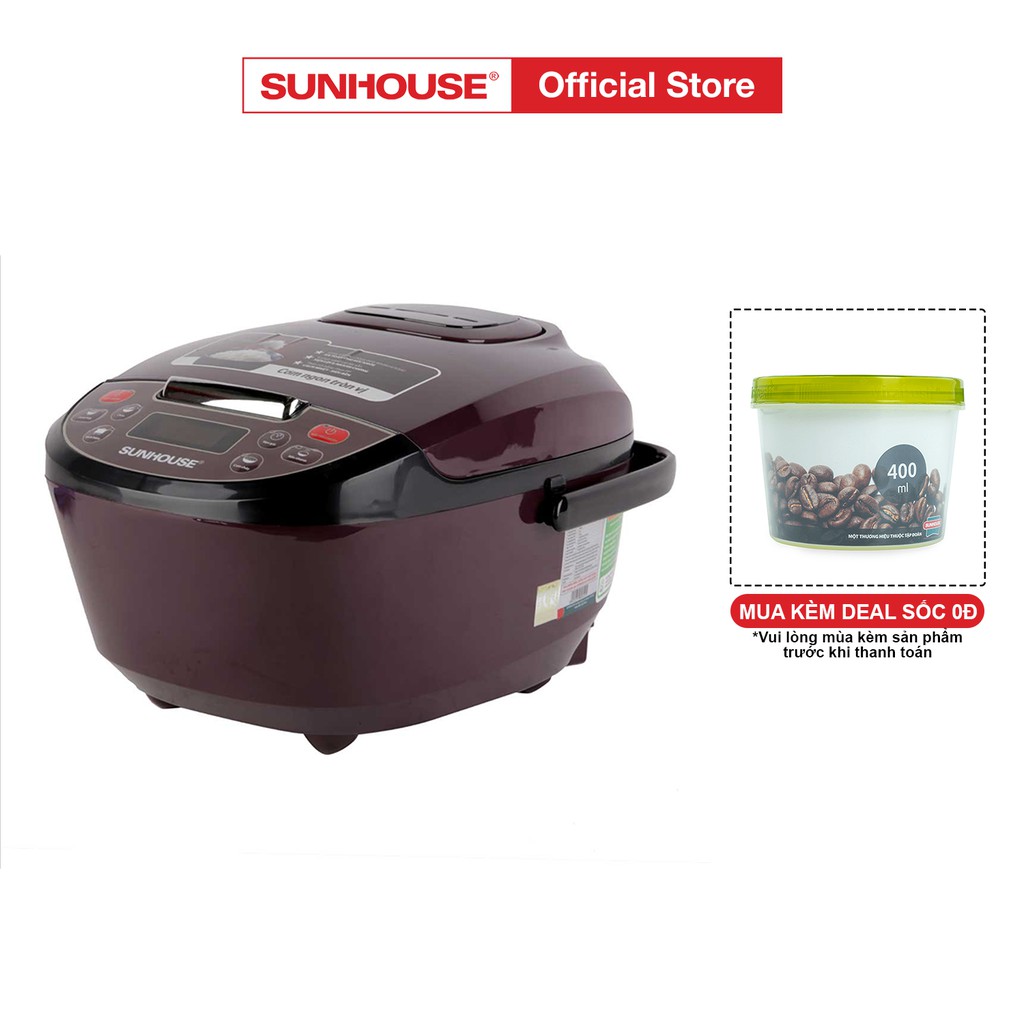 Nồi cơm điện tử 1.8L SUNHOUSE SHD8909