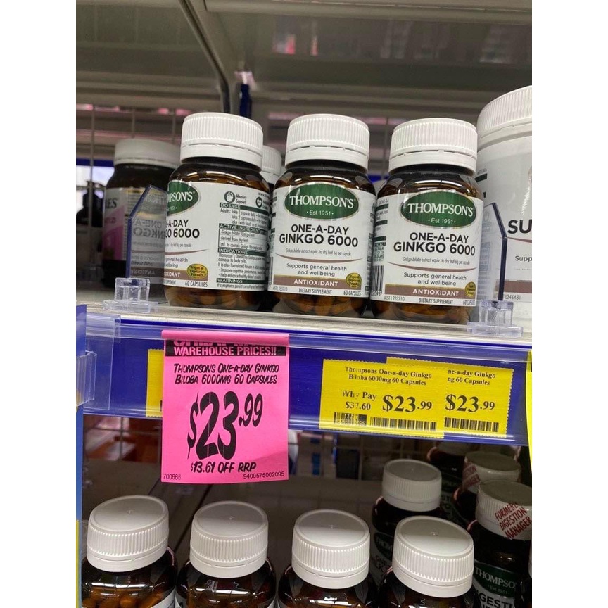 Bổ não Thompsons 6000Mg