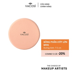 Bông Phấn Ướt Tròn Lớn VACOSI - BP05
