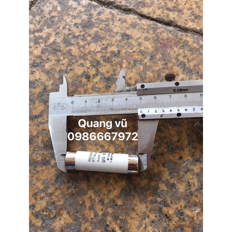 Cầu chì ống sứ phi 14x51 -500v các loại