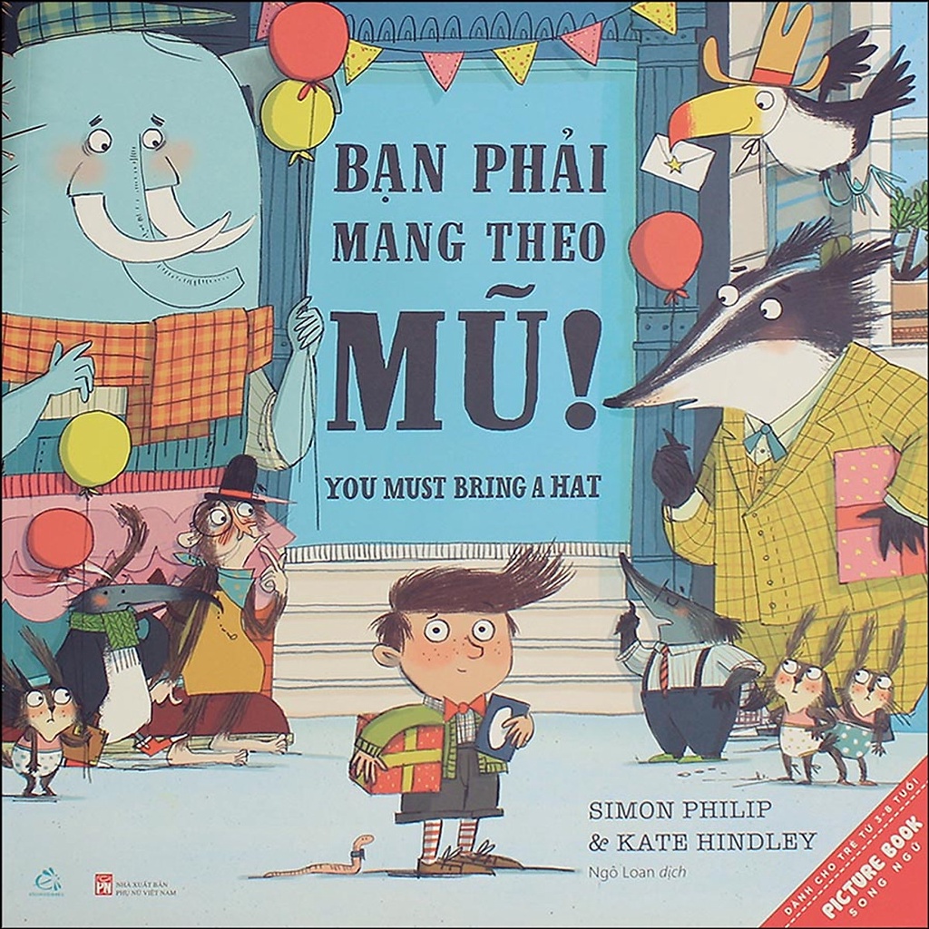 Sách- Bạn phải mang theo mũ