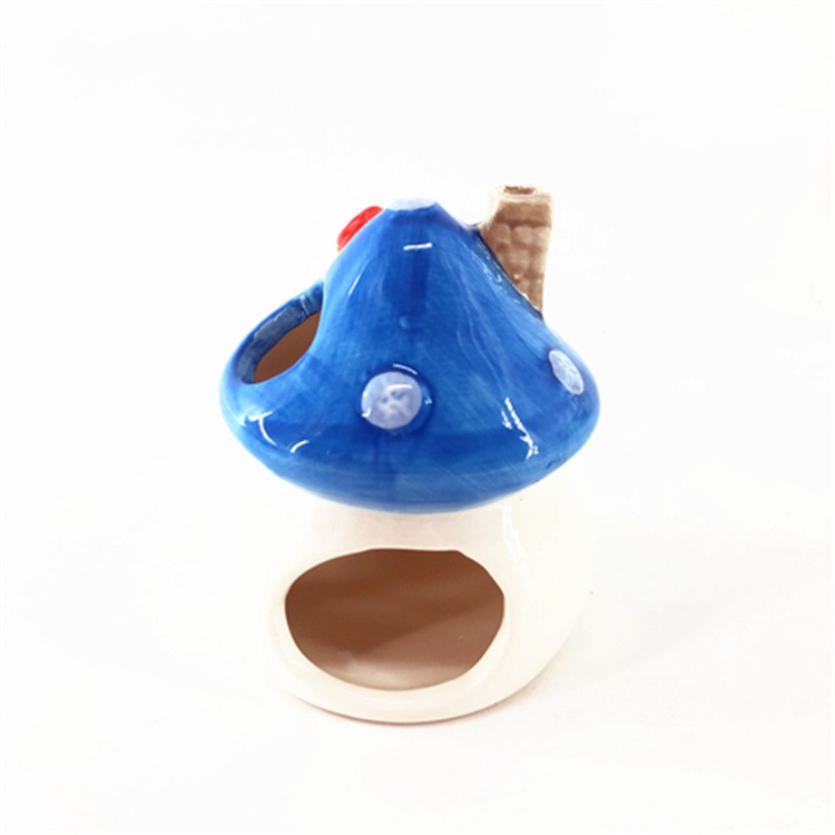 [ TẶNG BÁNH CHÂN CÚN ] nhà sứ nấm 3 màu cho hamster