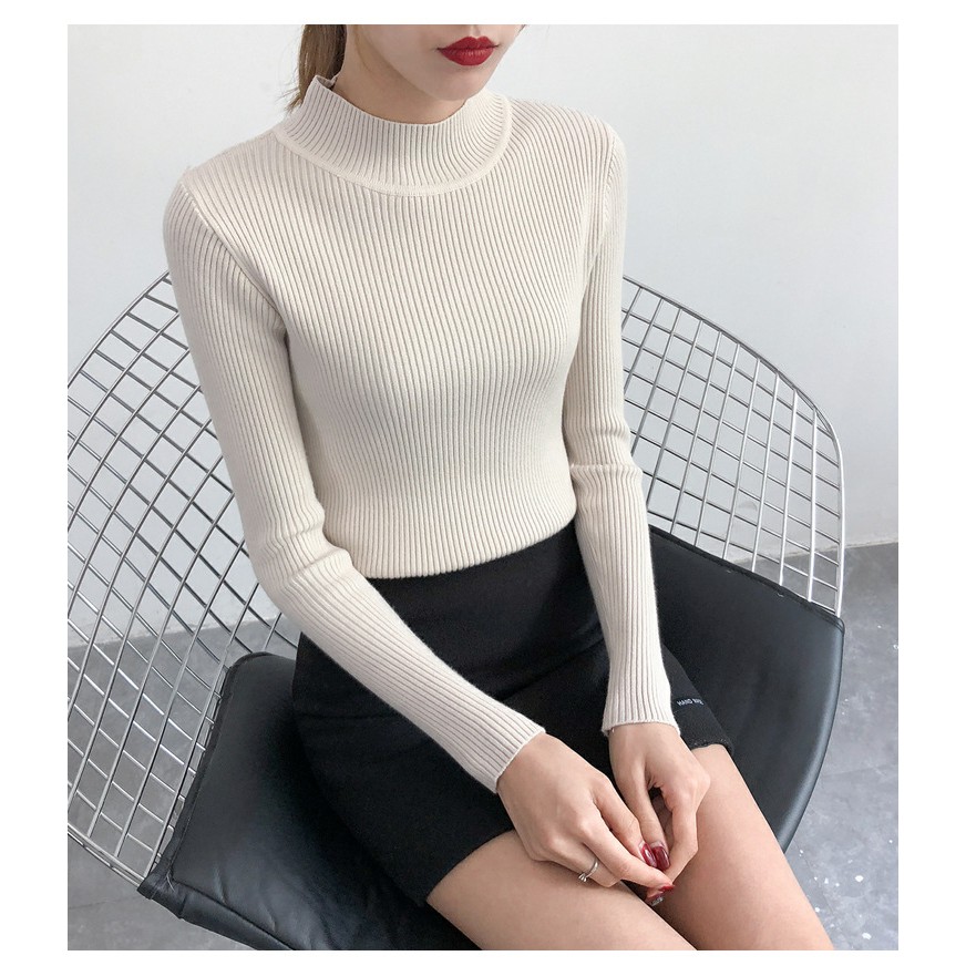 Áo Len Tăm Mỏng Dài Tay Nữ Cổ 3 Phân Chất Đẹp Loại 1, cadigan gile nữ croptop | BigBuy360 - bigbuy360.vn