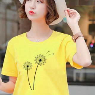 Áo thun in hình bồ công anh