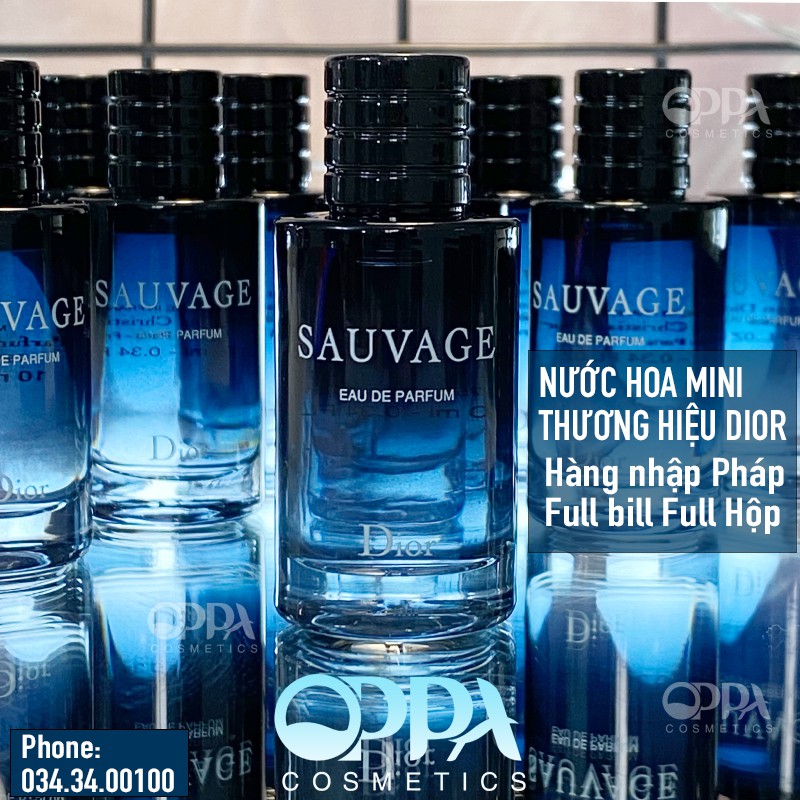 Nước Hoa Dior Sauvage Eau De Parfum EDP Mini 10ml Fullbox chính hãng cho nam [HÀNG HIẾM] | Thế Giới Skin Care