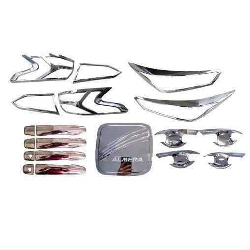 Phụ kiện ô tô xe Nissan Almera 2021 2022 2023 Mạ Crom Cao Cấp