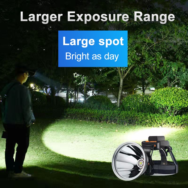 Đèn Pin Đội Đầu Siêu Sáng Chống Thấm Nước Có Thể Sạc Lại Được