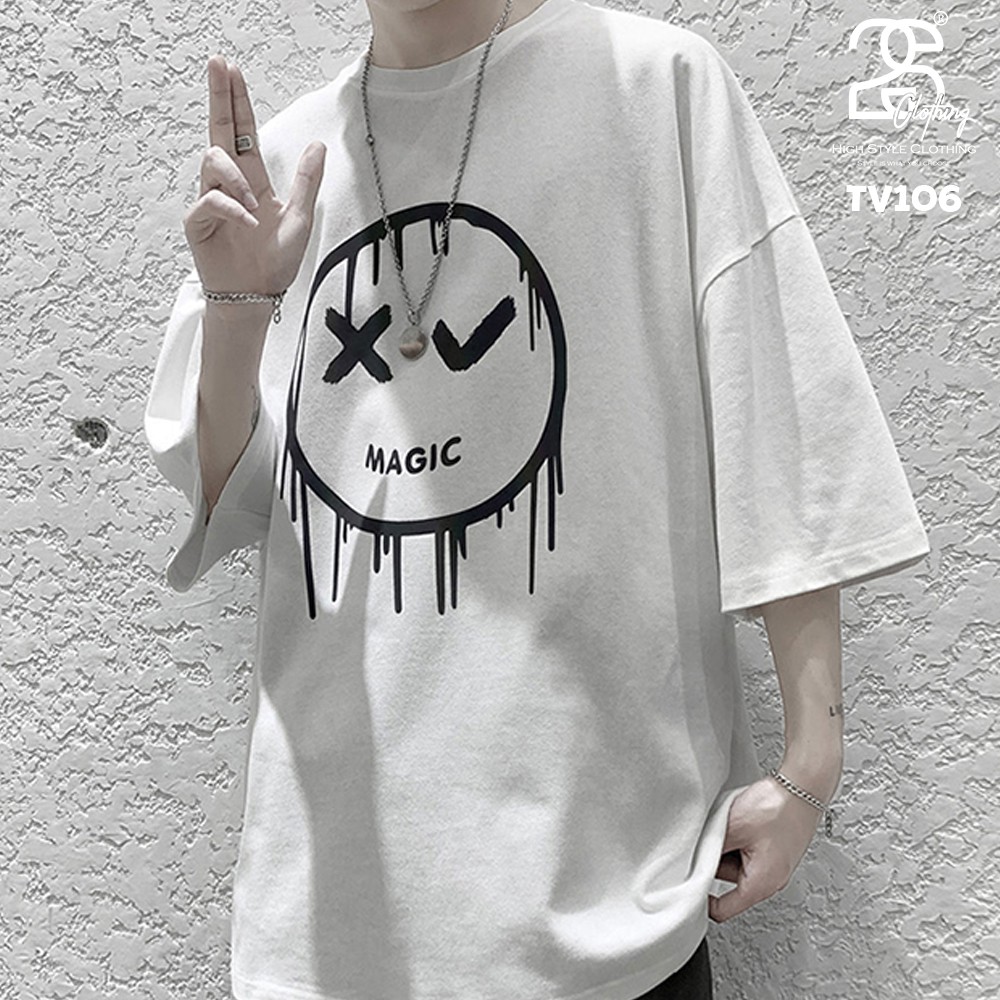 Áo Phông Nam 2s Clothing Áo Thun Nam Form Rộng Cotton Oversize Basic Street Style Giá Rẻ In Hình Cực Ngầu TV106 | BigBuy360 - bigbuy360.vn