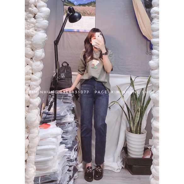 Quần đứng xanh đậm dơ đẹp