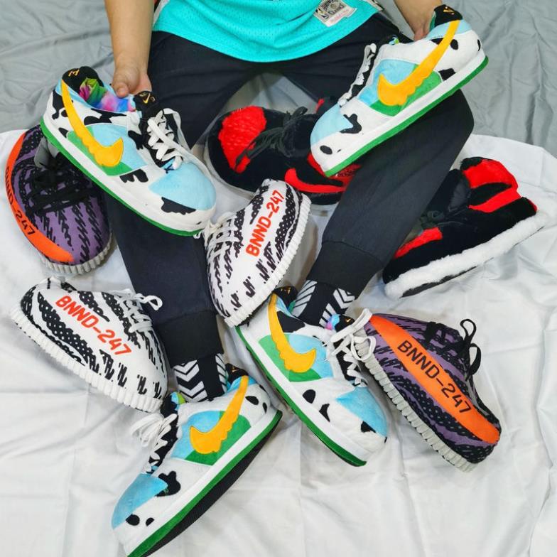 Giày bông đi trong nhà Đế CAO SU đi ra đường thoải mái mùa đông HÀNG CÓ SẴN vyvyshop