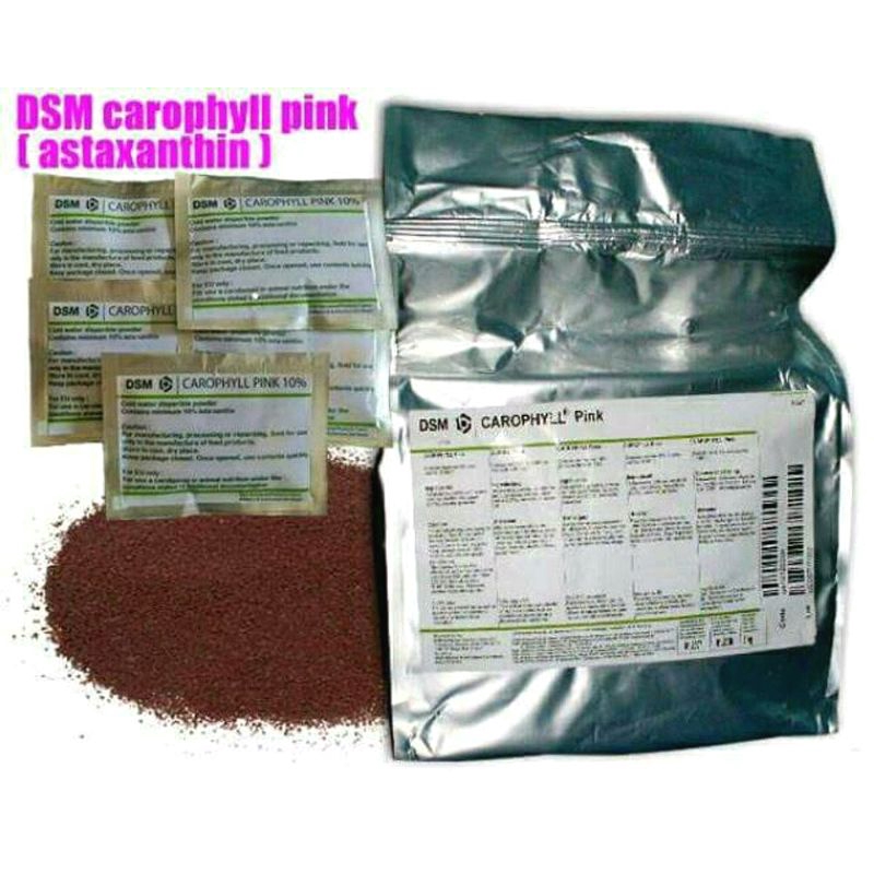 Carophyll pink chất tạo màu đỏ | vàng cho cá cảnh đẹp - 1gram