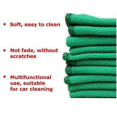 1 Khăn Vuông Sợi Nhỏ Màu Xanh Lá Đậm Dùng Trong Siêu Thị / Công Nhân / Xe Hơi E8K1