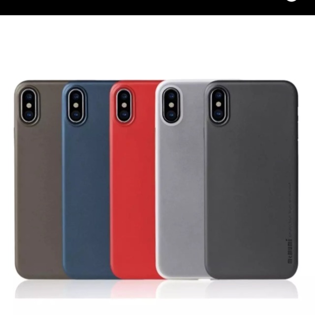 Ốp lưng mờ nhám siêu mỏng Memuni dành cho Iphone X