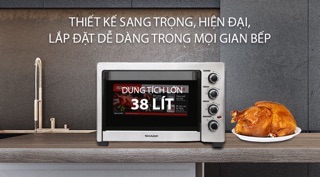 Lò nướng sharp EO- A384RCSV-ST new 100% chính hãng