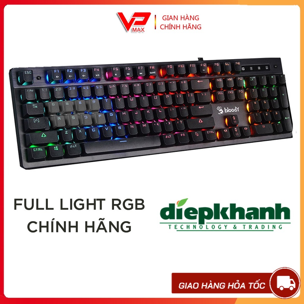 Bàn phím R8 Bosston Mini Fortech Bloody Gaming cực êm, phím nhạy